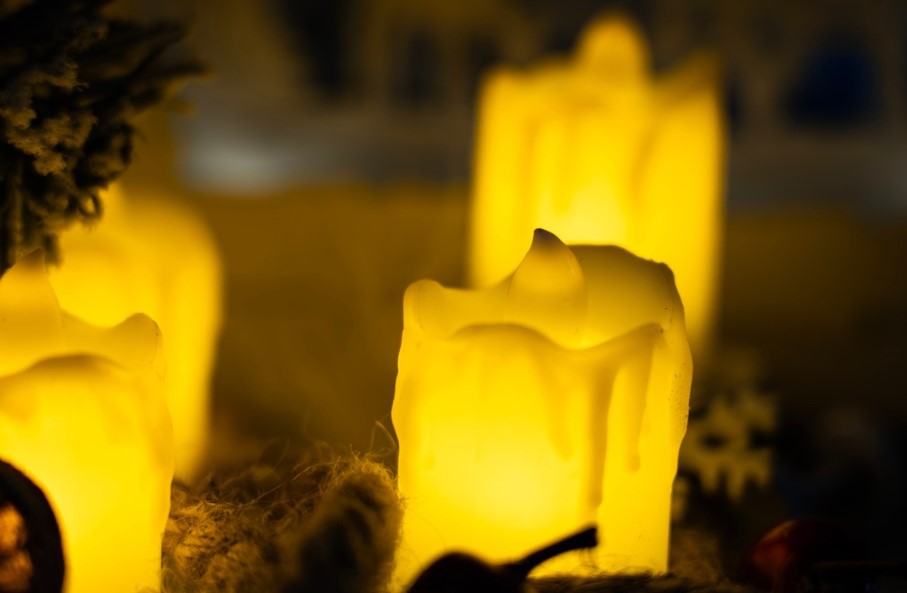 Świeca LED na baterie 6cm