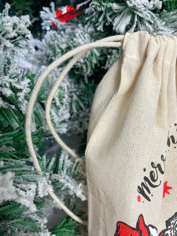 Worek świąteczny MIKOŁAJ 30x45cm