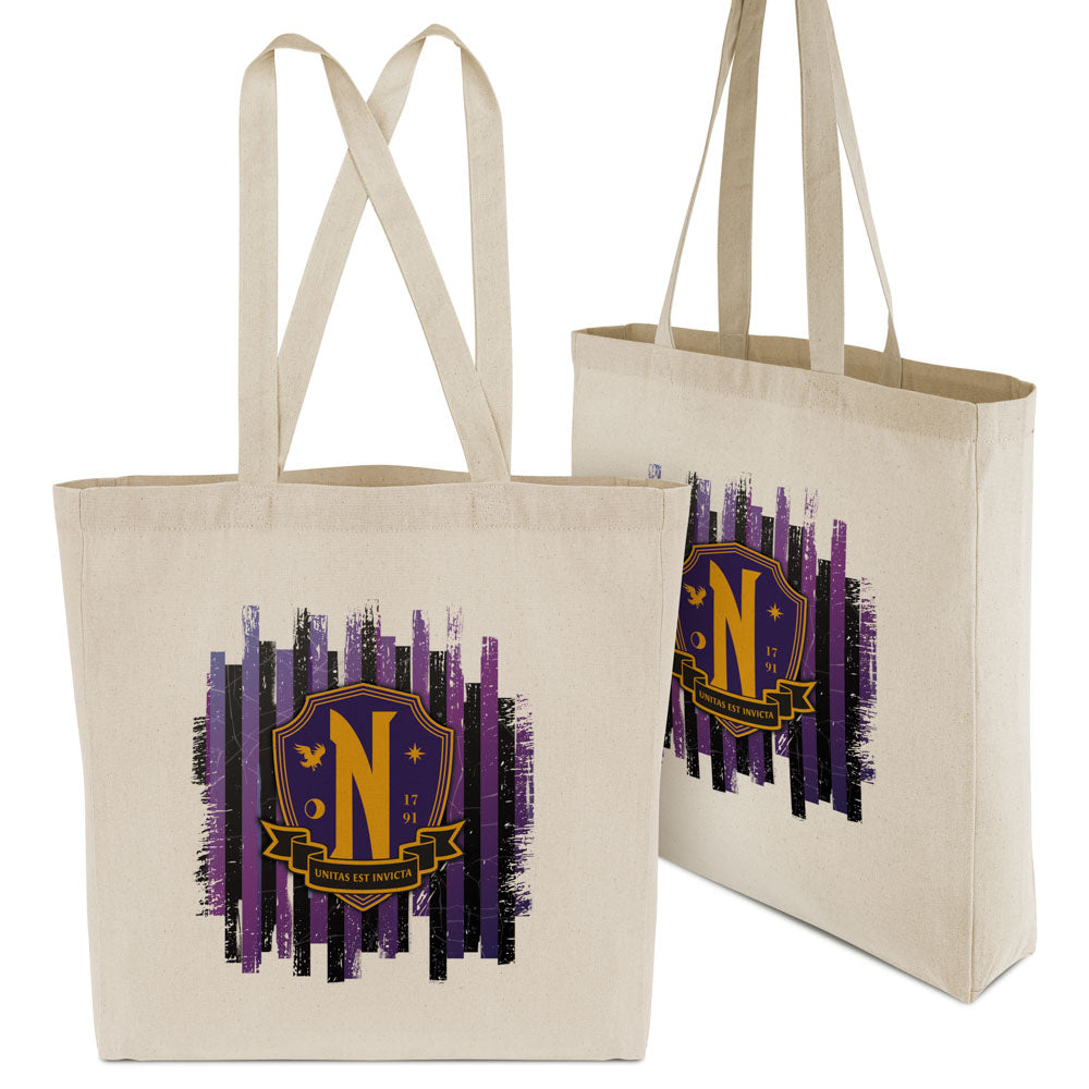 Torba bawełniana WEDNESDAY ADDAMS ECRU