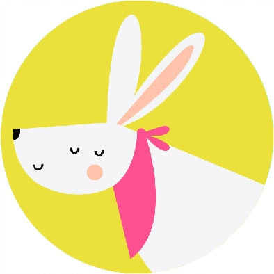 Naklejki świąteczne KRÓLIK ozdobne 10szt.