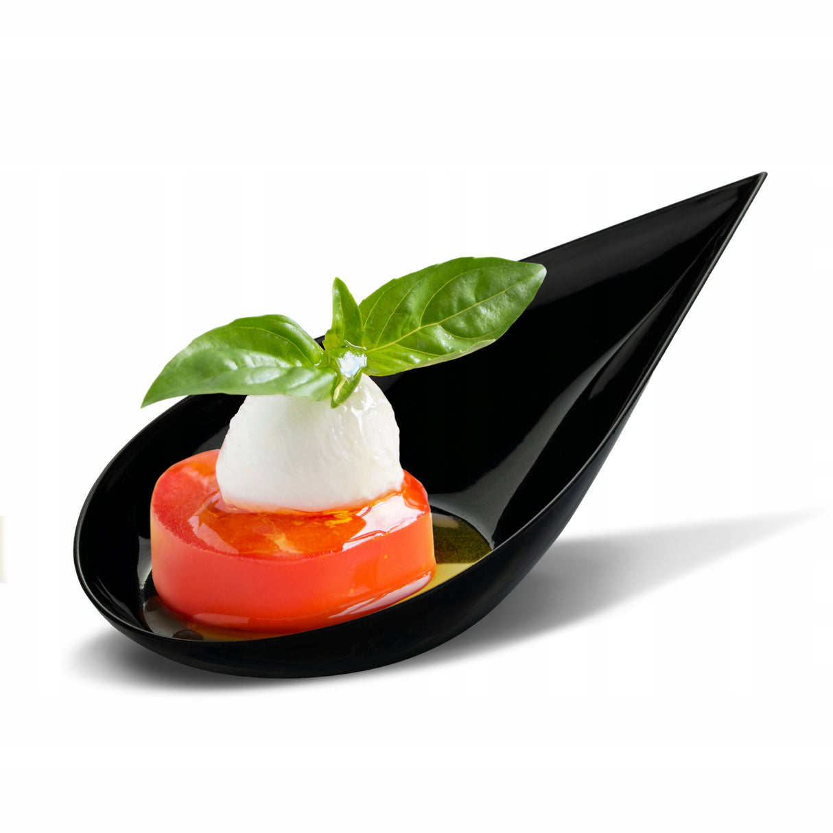 Łyżeczki Plastikowe Fingerfood Czarne 100 szt.