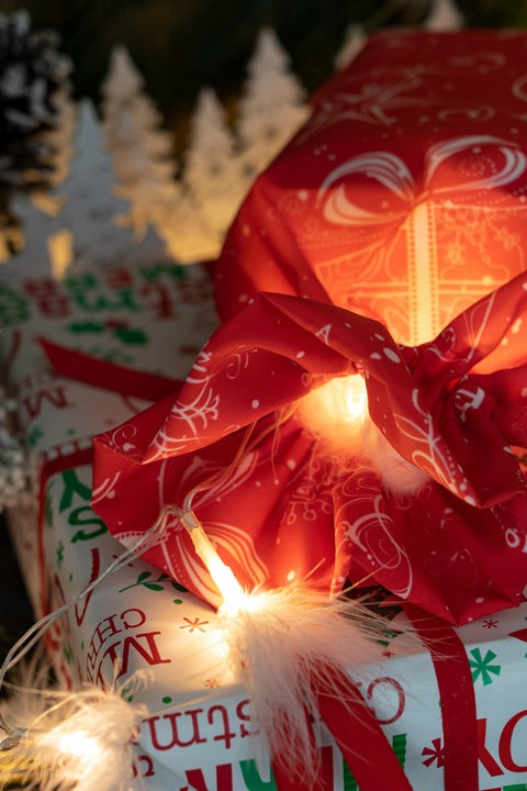 Woreczek poliestrowy 20x35cm Czerwony