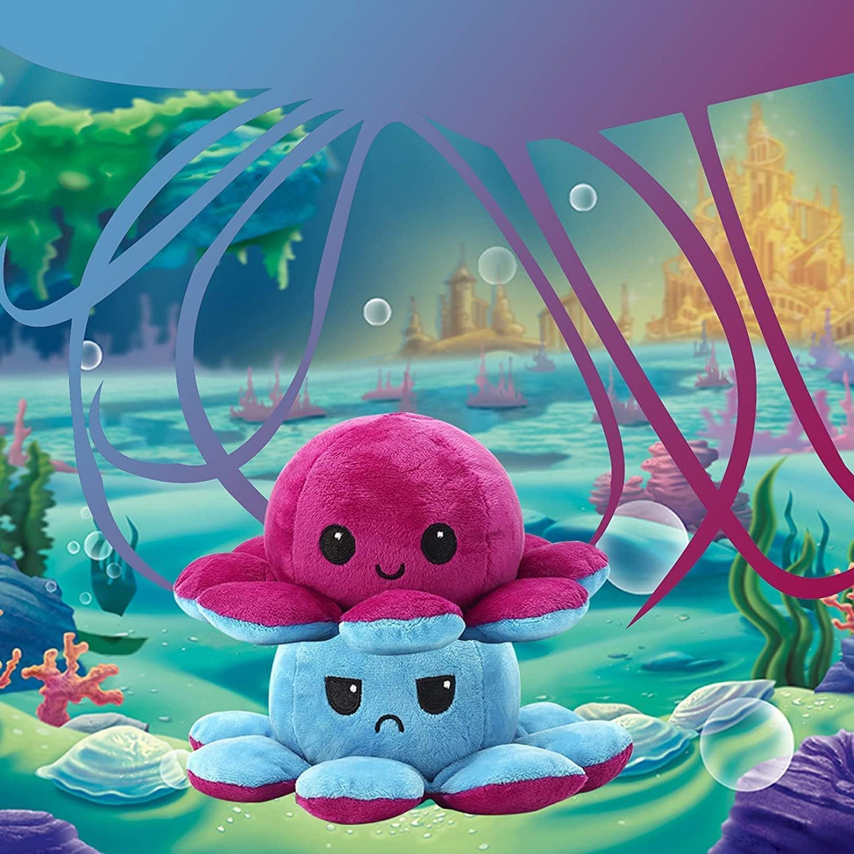 Zabawka pluszak ośmiornica 2w1