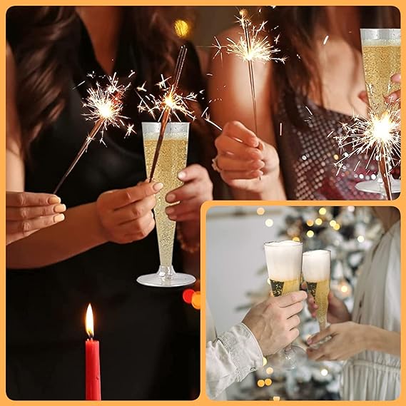 Kieliszki plastikowe do Szampana 120ml 10szt.