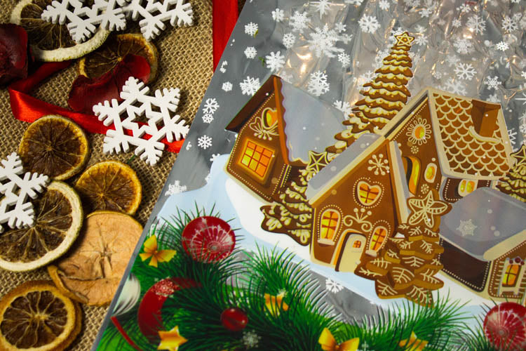 Worki celofanowe świąteczne folijki RÓŻNE WZORY 5szt.