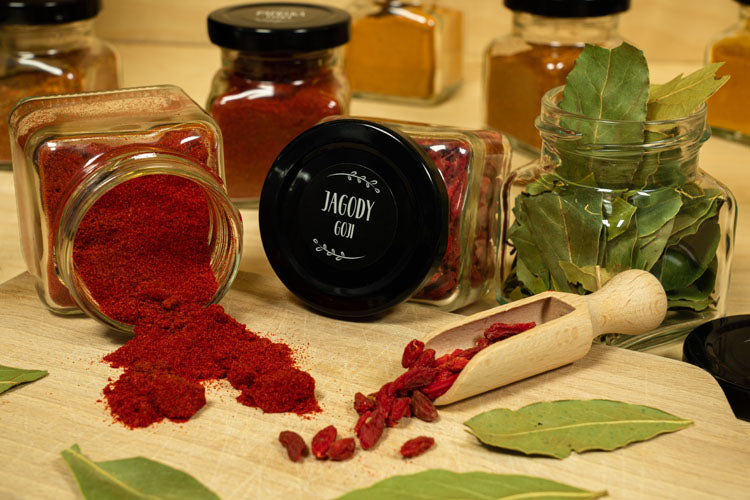 Słoiki na przyprawy 120ml 24 sztuki