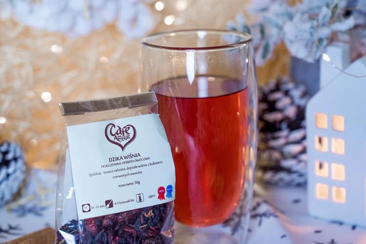 Kosz prezentowy SYROP HERBATA POMARAŃCZA