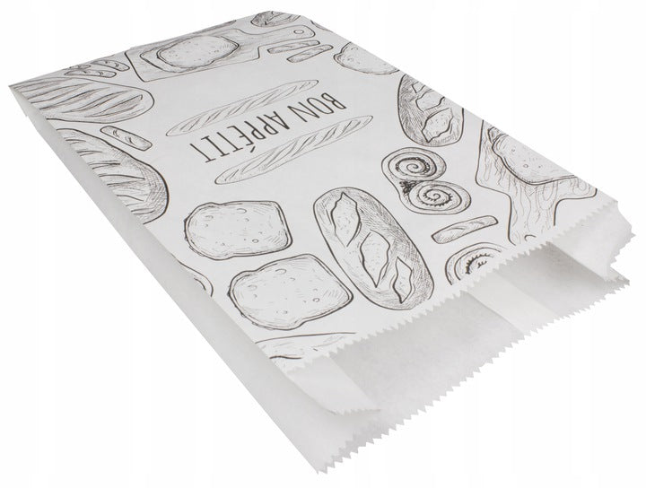 Torba fałdowa 120x210mm z nadrukiem Bon Appetit