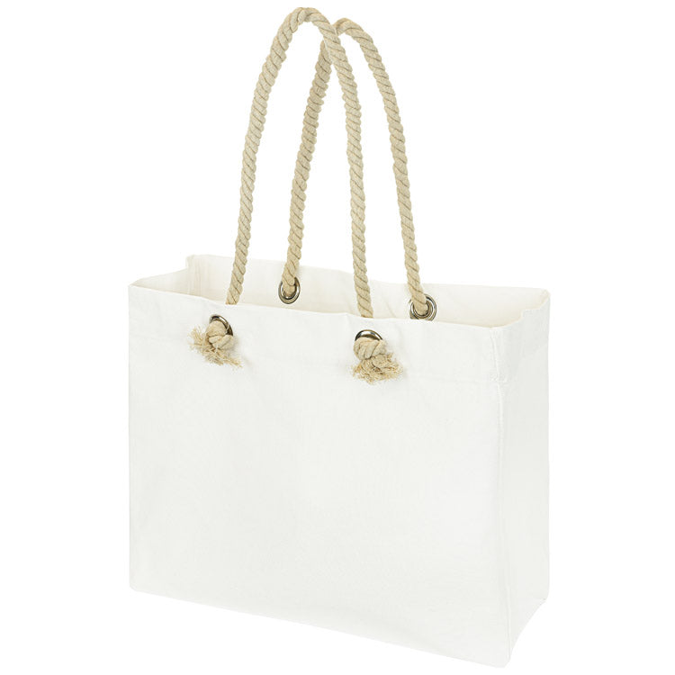 Torba bawełniana Biała 420x140x140x380mm Plażowa