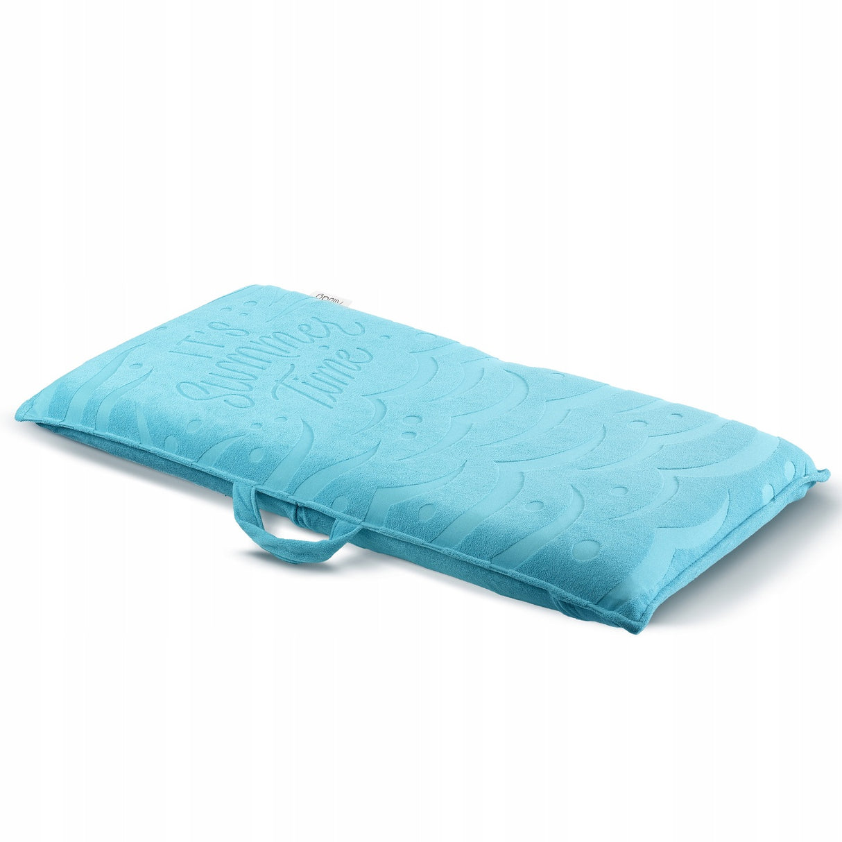 Leżak podróżny - składany NIEBIESKI