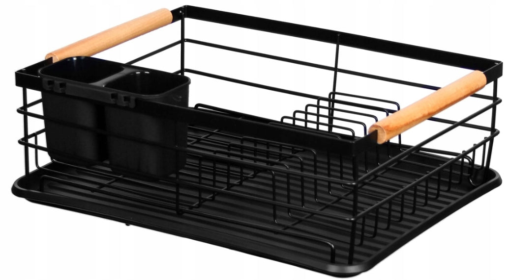 Duża suszarka do naczyń XXL CZARNA