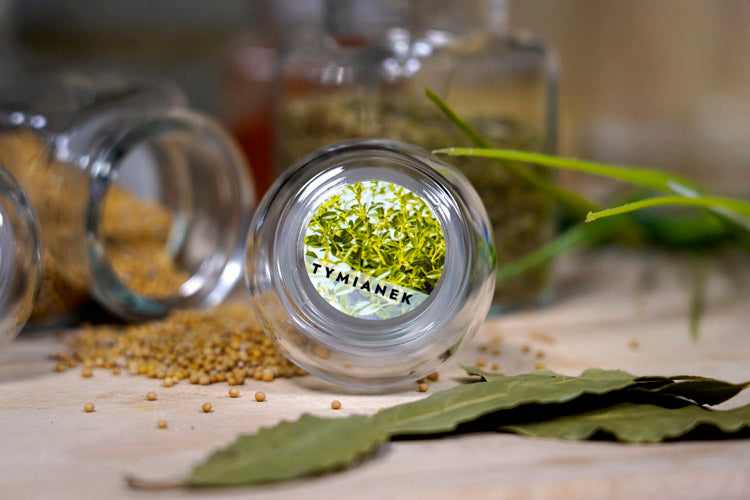 Naklejki na przyprawy KOLOROWE 160szt.