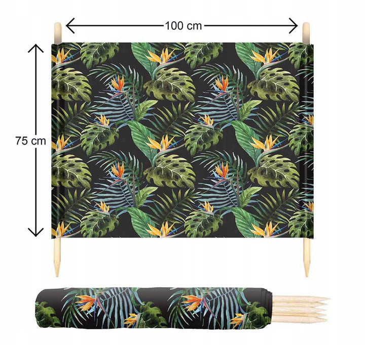 Parawan plażowy 5M MONSTERA