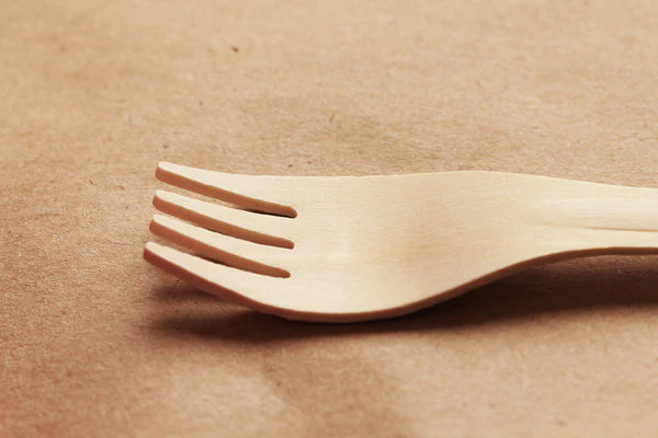 Ekologiczny widelec drewniany 16cm 100szt