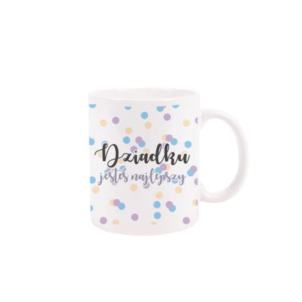 Zestaw Torba bawełniana,Kubek,Poduszka Dziadku jesteś Najlepszy Prezent na Dzień Dziadka