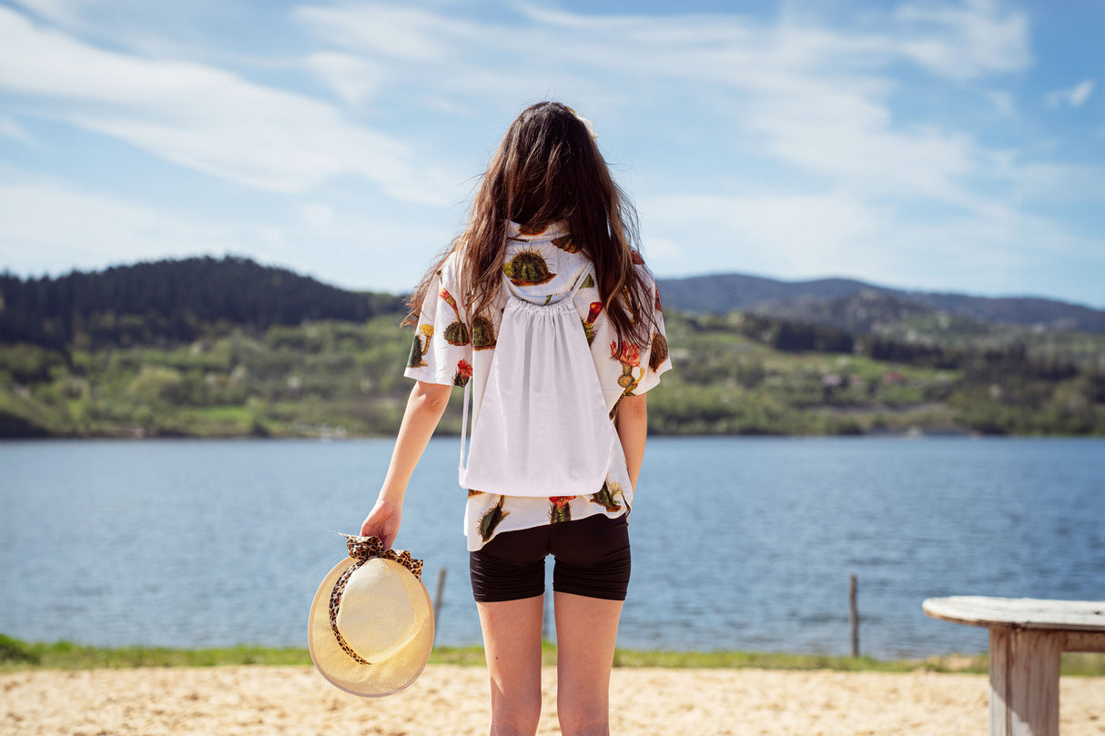 Plecak worek bawełniany Biały 340x400mm