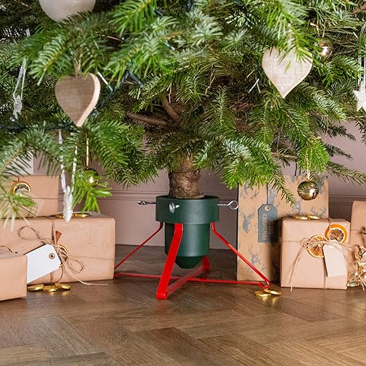 Metalowy stojak na choinkę Czarny