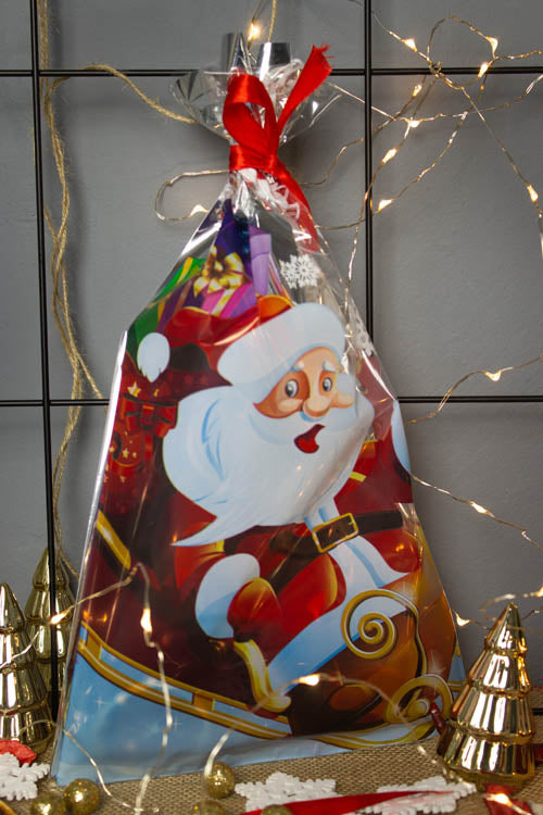 Worki celofanowe świąteczne folijki RÓŻNE WZORY 5szt.