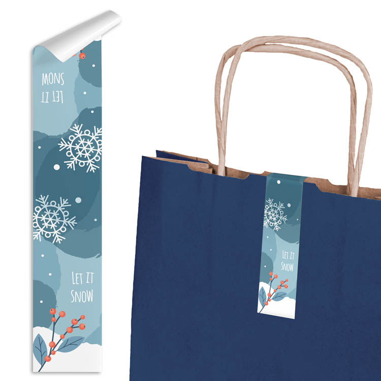 Naklejki świąteczne duże na prezenty ARKUSZ MIX