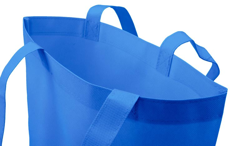 Torba polipropylenowa Niebieska 360x420mm Uchwyt: 38cm