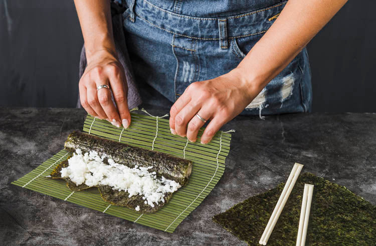 Mata bambusowa do SUSHI