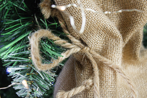 Worek jutowy 30x42cm Merry Christmas