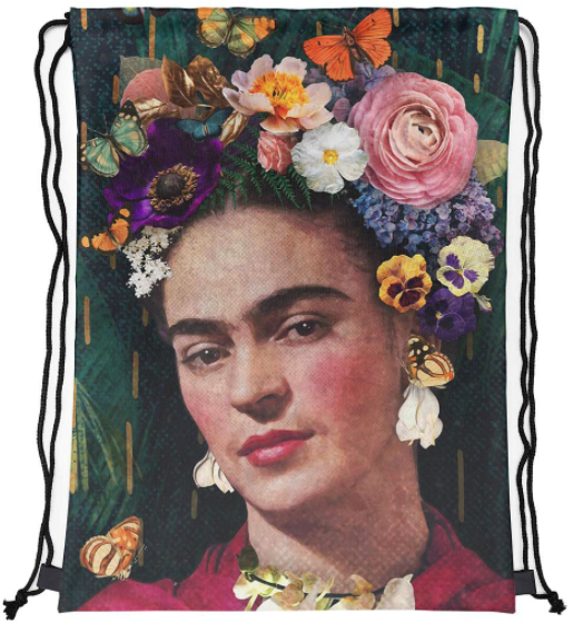 Plecak worek poliestrowy z nadrukiem Frida