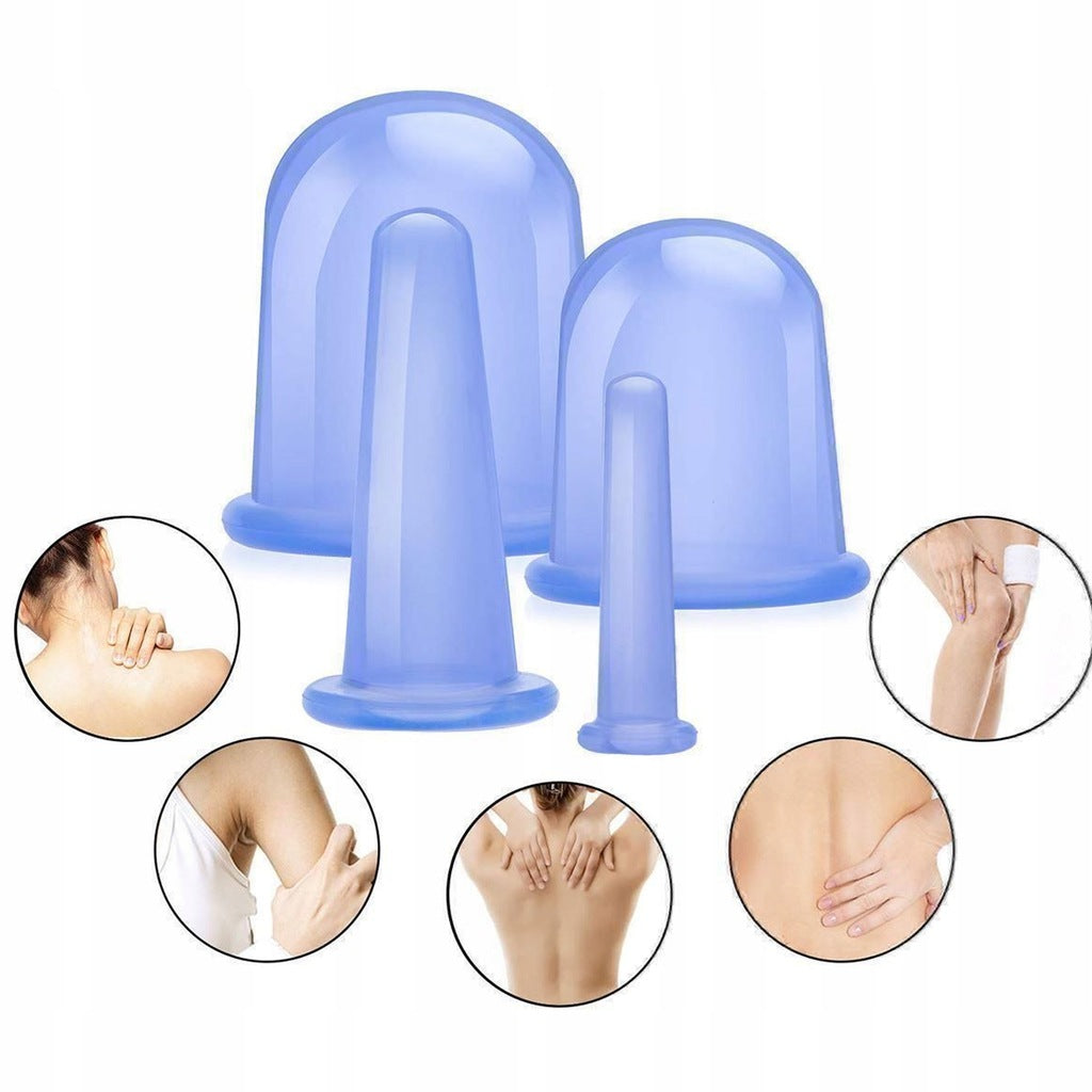 Bańki chińskie bezogniowe do masażu twarzy i ciała z masażerem