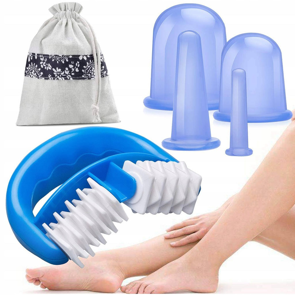 Bańki chińskie bezogniowe do masażu twarzy i ciała z masażerem