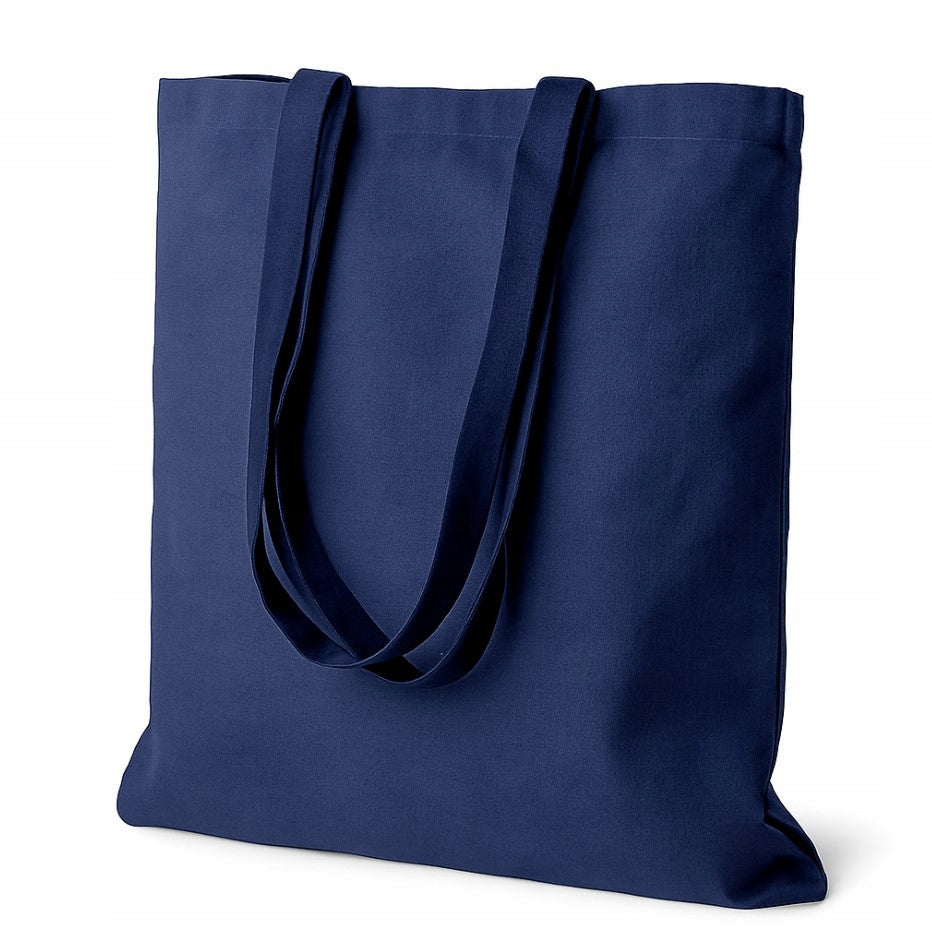 Torba Bawełniana 380x420mm Granatowa Uchwyt Ciemnogranatowy: 70cm