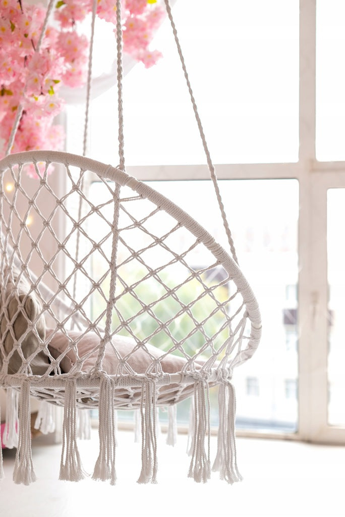 BOCIANIE GNIAZDO BOHO + PODUSZKA BAWEŁNIANA