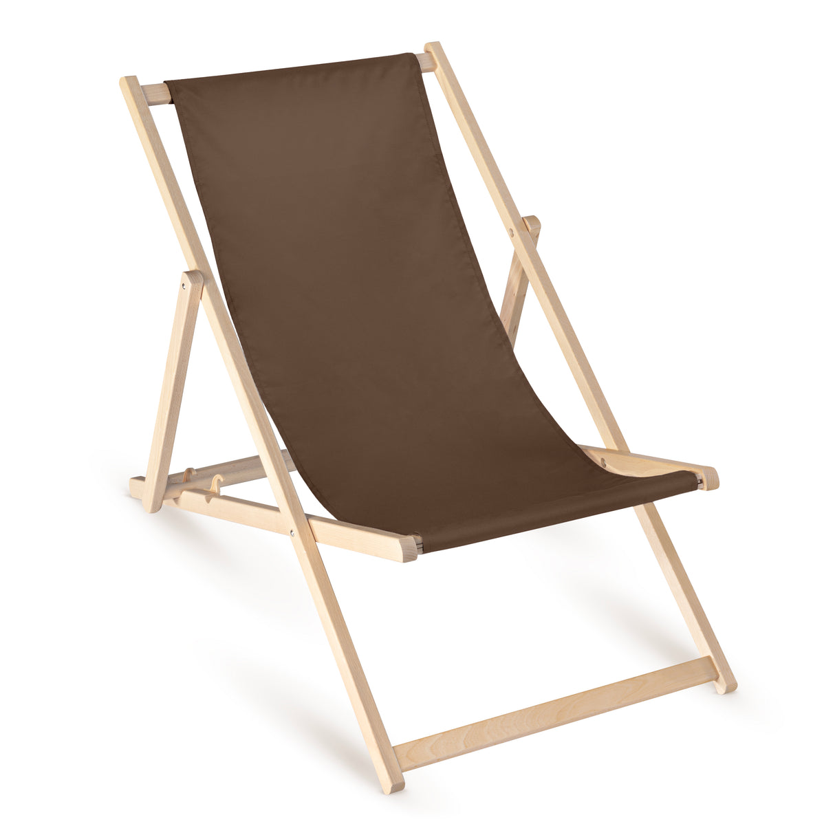 Leżak drewniany - RÓŻNE KOLORY Brązowy