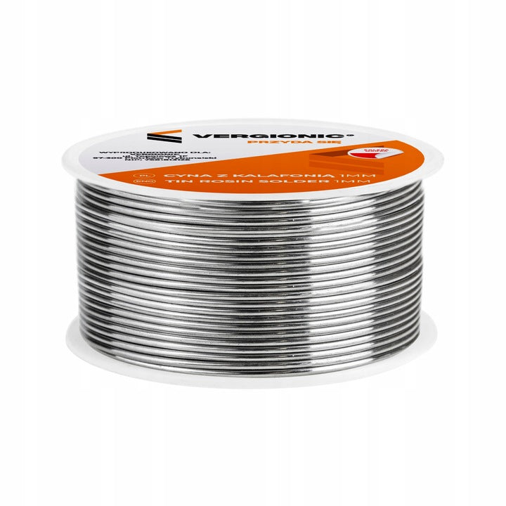 Cyna do Lutowania 100g z Kalafonią 1mm w rolce