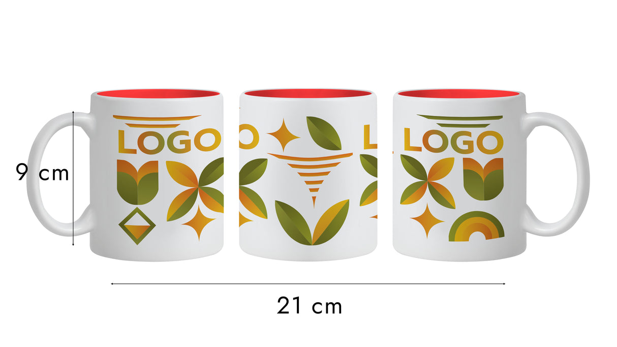 Kubek 330ml z własnym nadrukiem RÓŻNE KOLORY