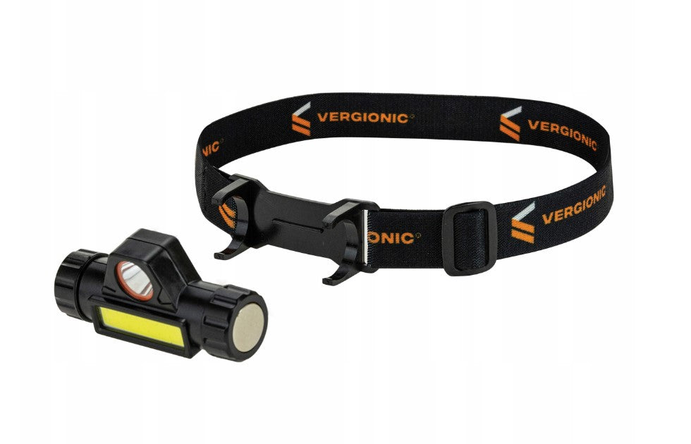 Akumulatorowa latarka czołowa COB 4w1 wodoodporna