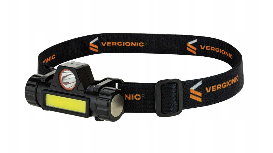 Akumulatorowa latarka czołowa COB 4w1 wodoodporna