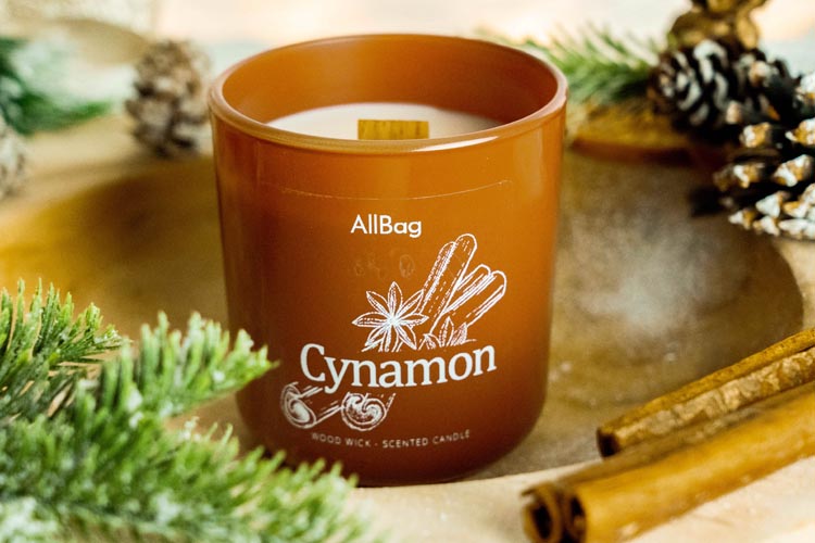 Świeca sojowa zapachowa Cynamon