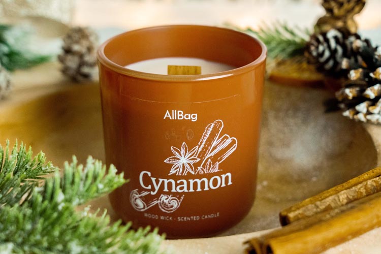 Świeca sojowa zapachowa Cynamon
