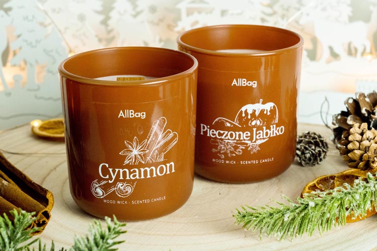 Świeca sojowa zapachowa Cynamon