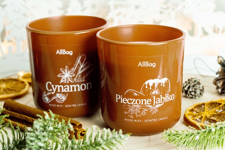 Świeca sojowa zapachowa Cynamon