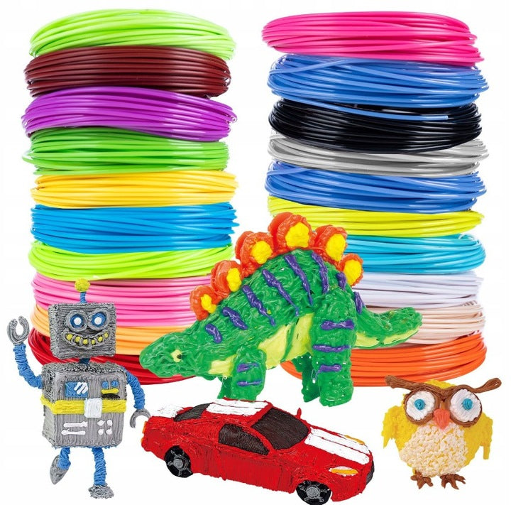 Zestaw Długopis Drukarka 3D Pen z Wkładami - 200 Metrów