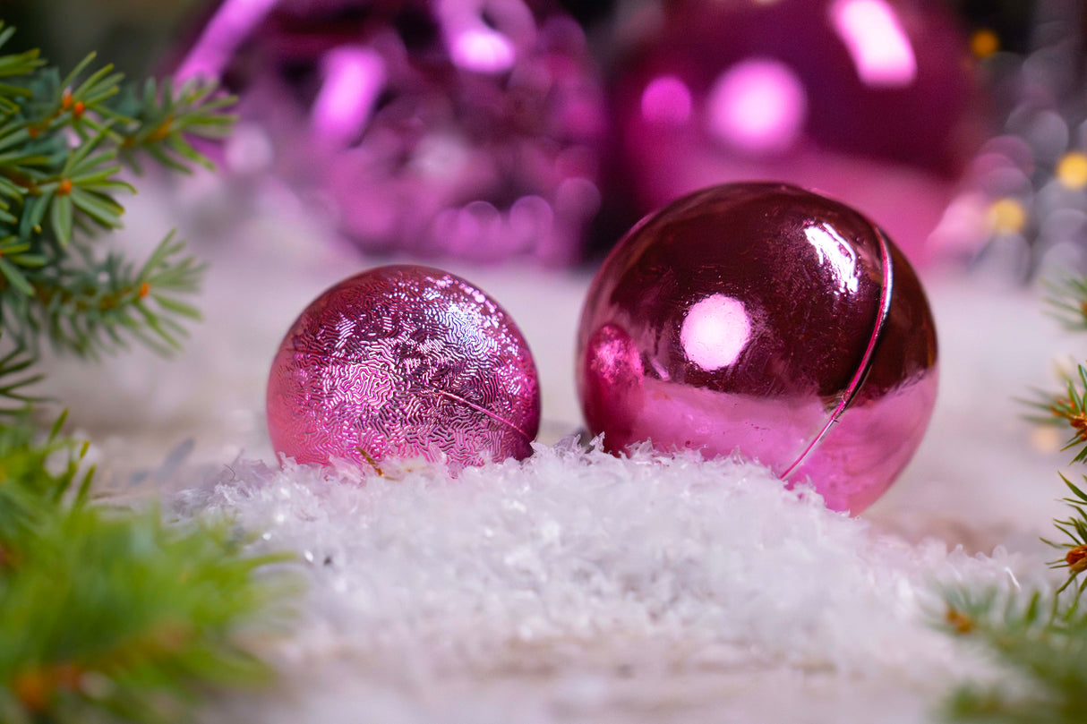 Bombki choinkowe Różowe zestaw 100szt.