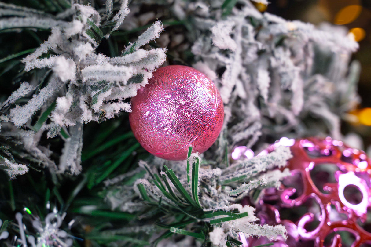 Bombki choinkowe Różowe zestaw 100szt.