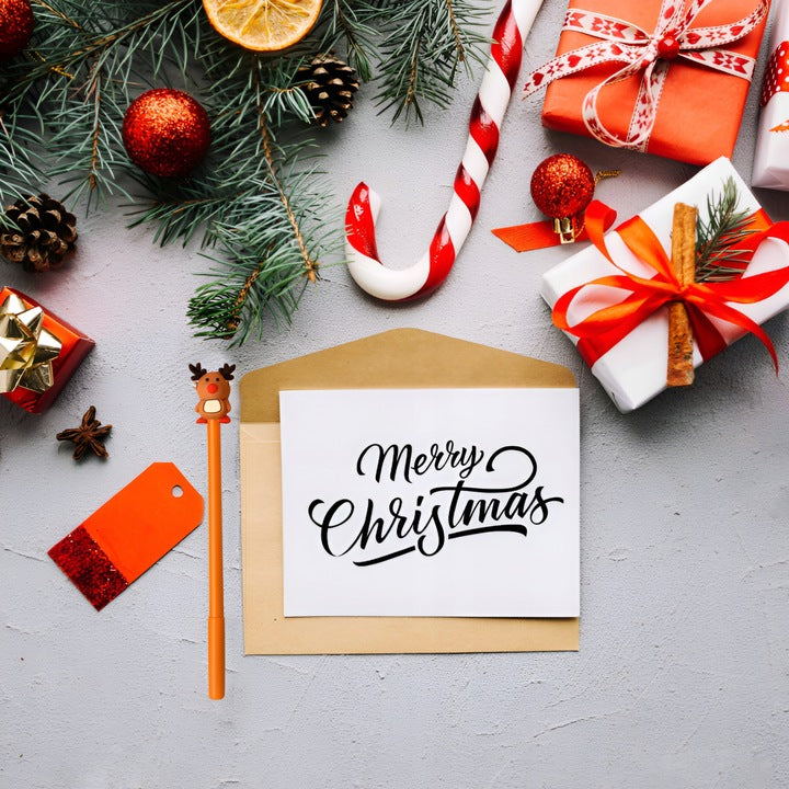 Długopis świąteczny Renifer brązowy