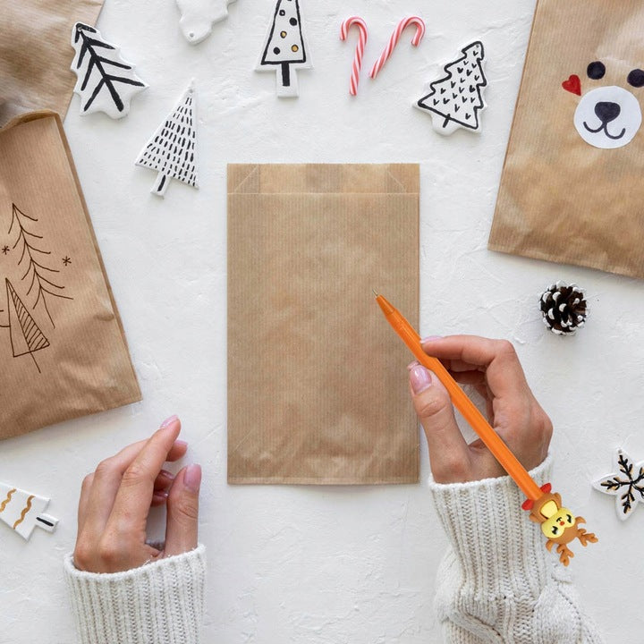 Długopis świąteczny pomarańczowy Renifer