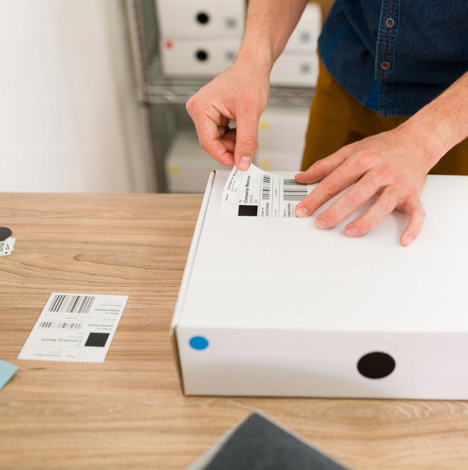 Etykiety Termiczne Białe 100x150mm 500szt Allbag