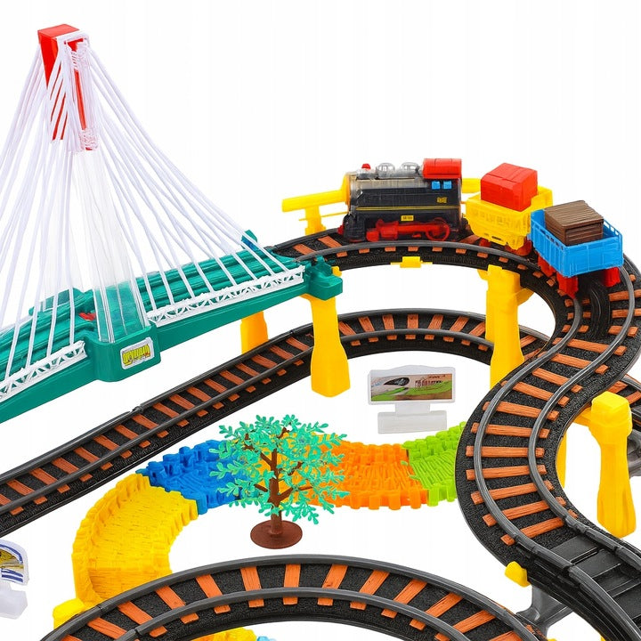 Elektryczna kolejka zabawkowa 215 el.