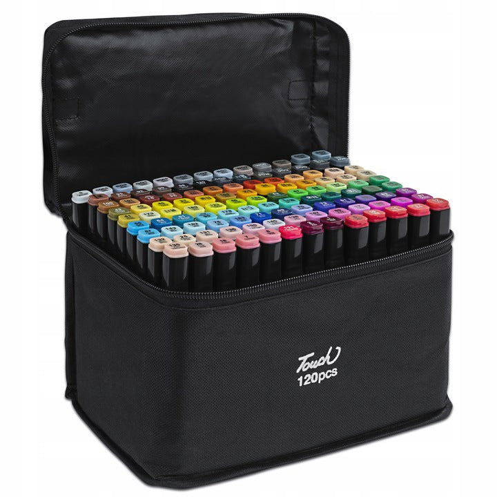 Flamastry markery zestaw 120szt.