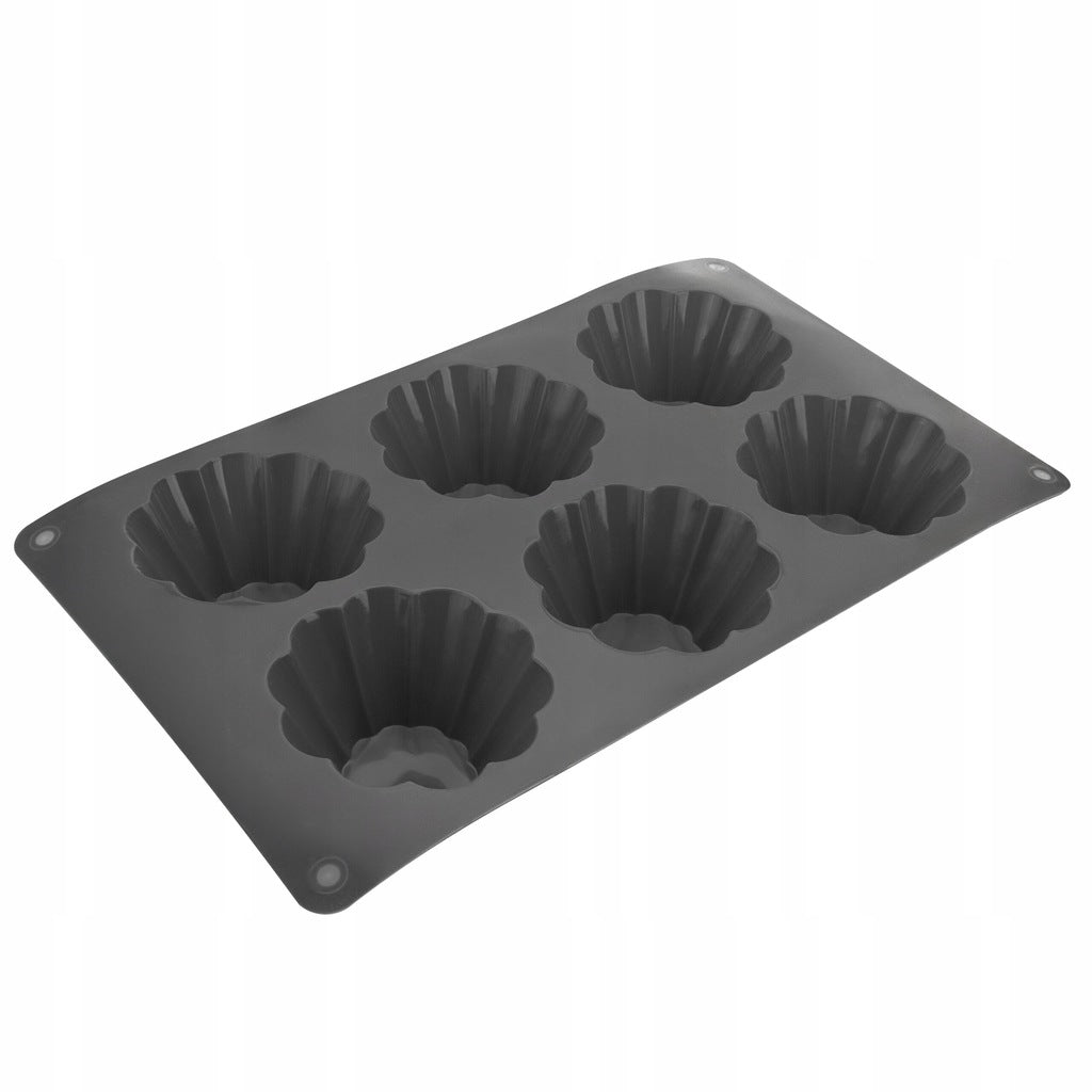 Foremki silikonowe do babeczek blacha 6 szt