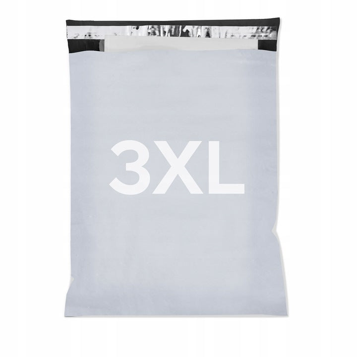 Szare foliopaki kurierskie 3XL 400x550mm 50szt.